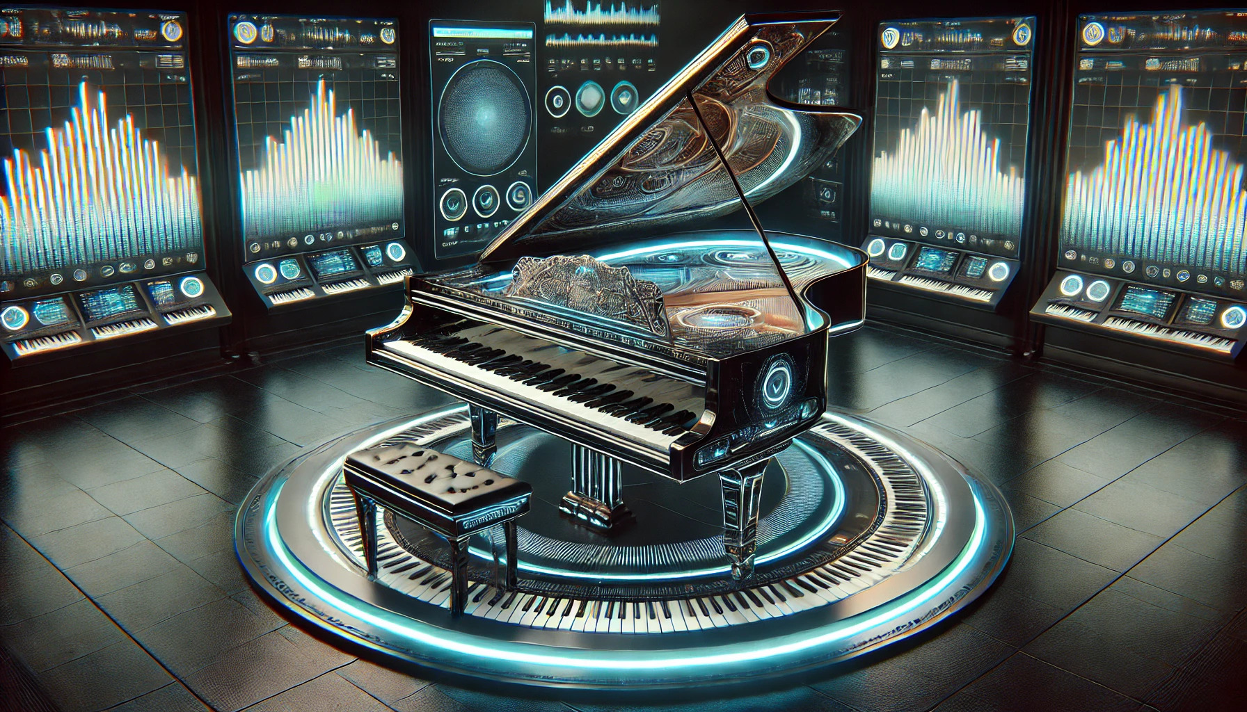 Futuristic Grand Piano